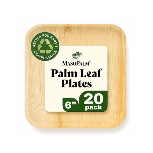 Eco-friendly Singapore palm leaf plate – 6 inch round