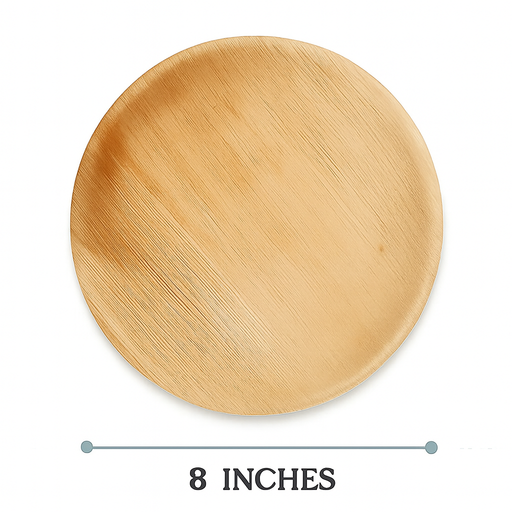 8 inch Round Plates (20 pack)