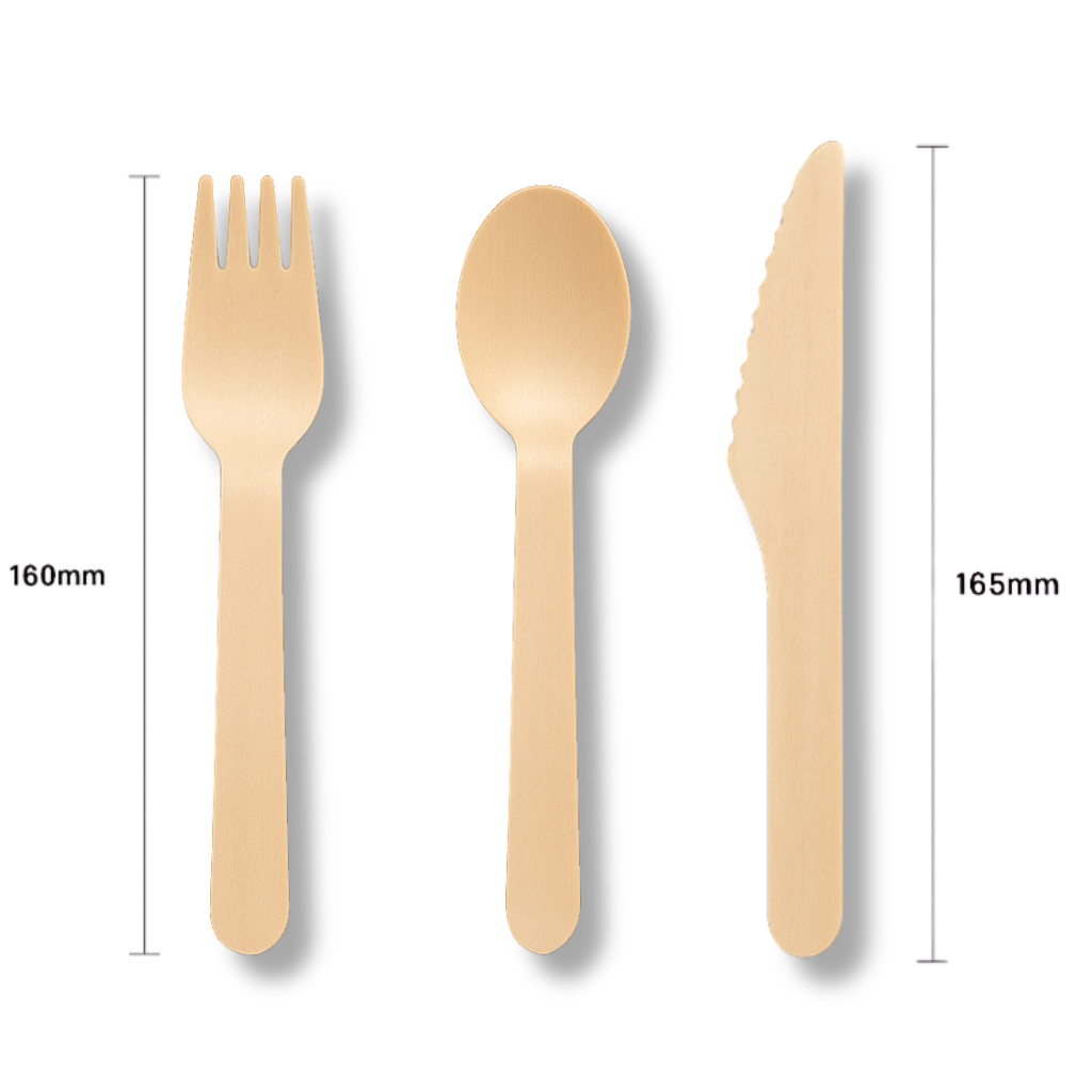 Birchwood Cutlery Set (20 Sets)
