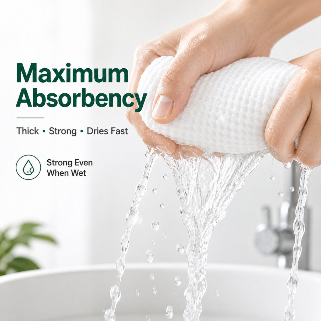 Disposable Travel Bath Towel | Cotton Soft | Hygienic | Individually Packed | Fast Delivery