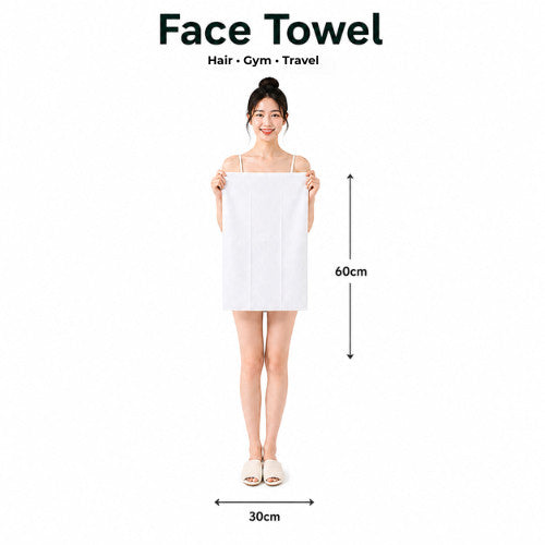 Disposable Travel Bath Towel | Cotton Soft | Hygienic | Individually Packed | Fast Delivery