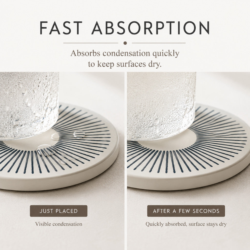 Nordic Diatomite Coaster