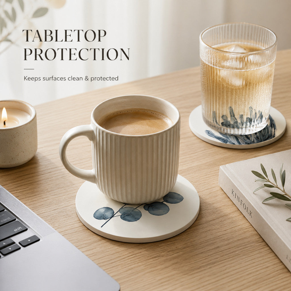 Botanical Diatomite Coaster