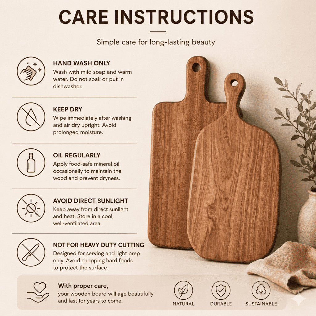 Solid Wood Serving Board