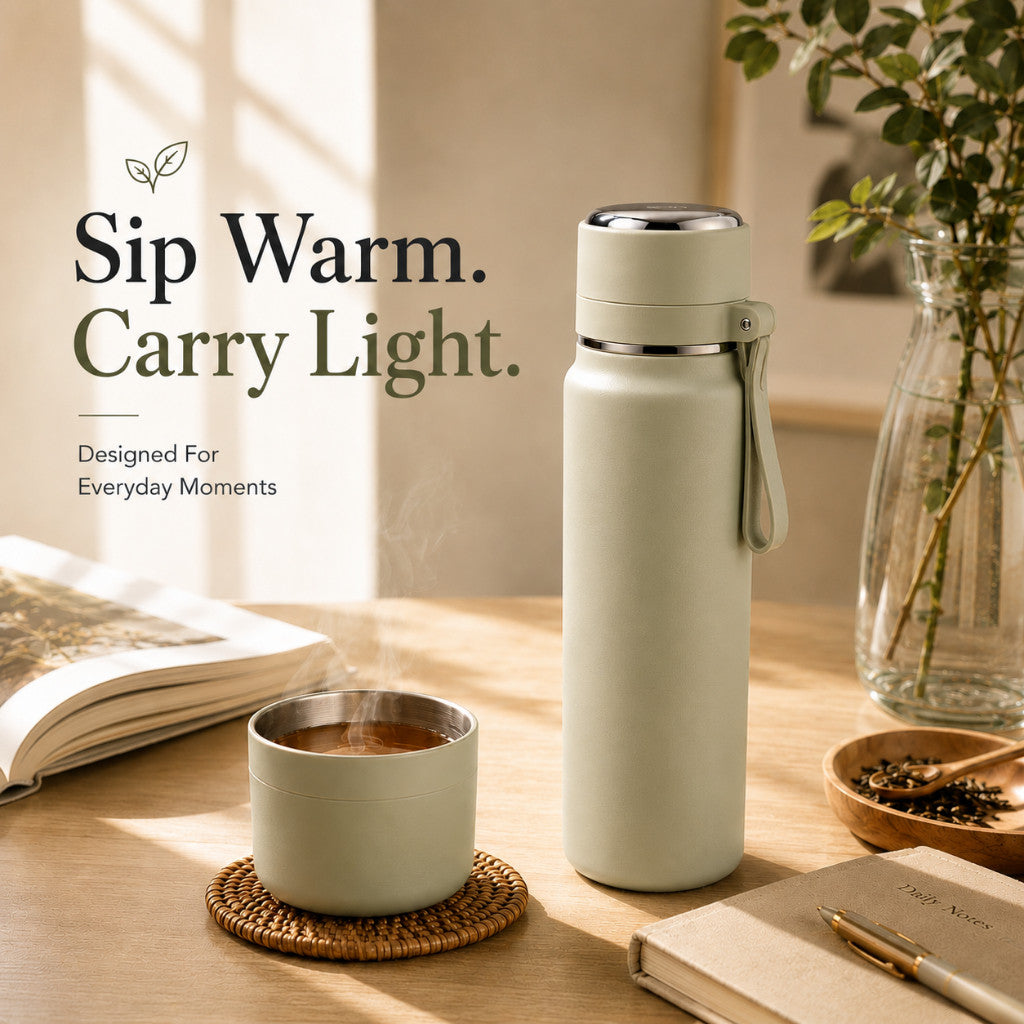 Insulated Stainless Steel Water Bottle – 600ml | Maso Singapore