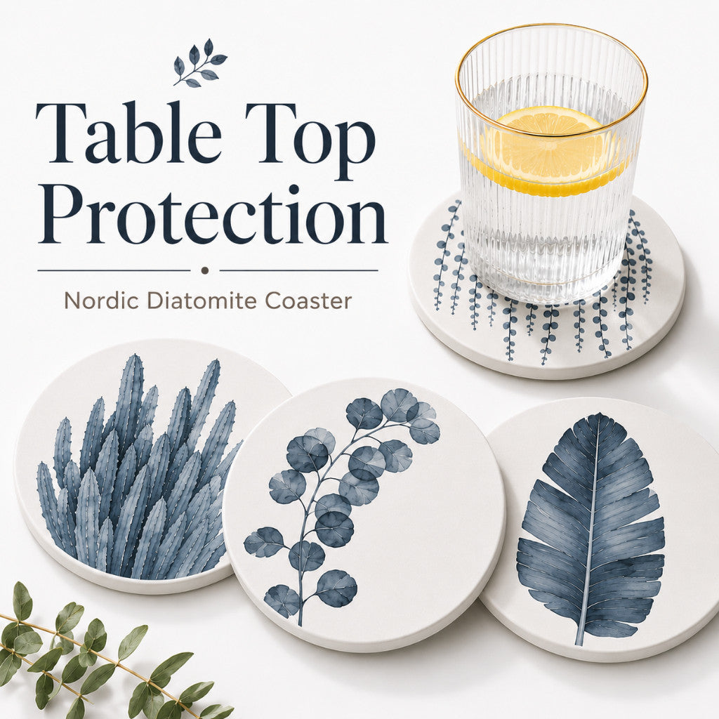 Botanical Diatomite Coaster