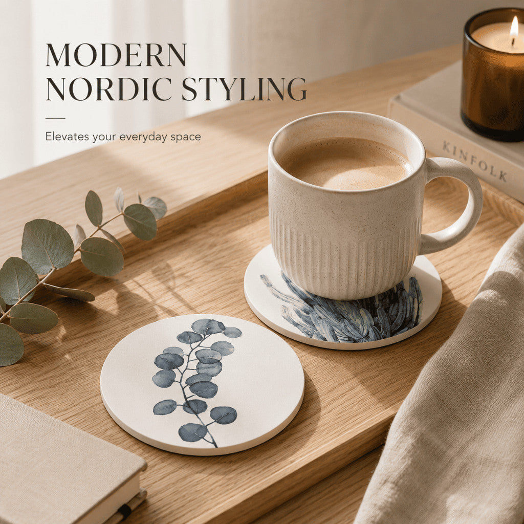 Botanical Diatomite Coaster