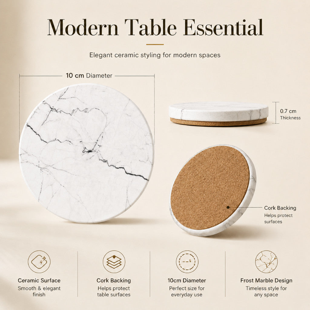 Ceramic Marble Coaster