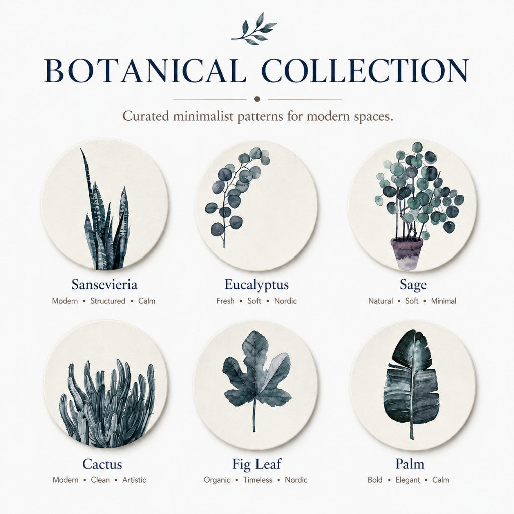 Botanical Diatomite Coaster