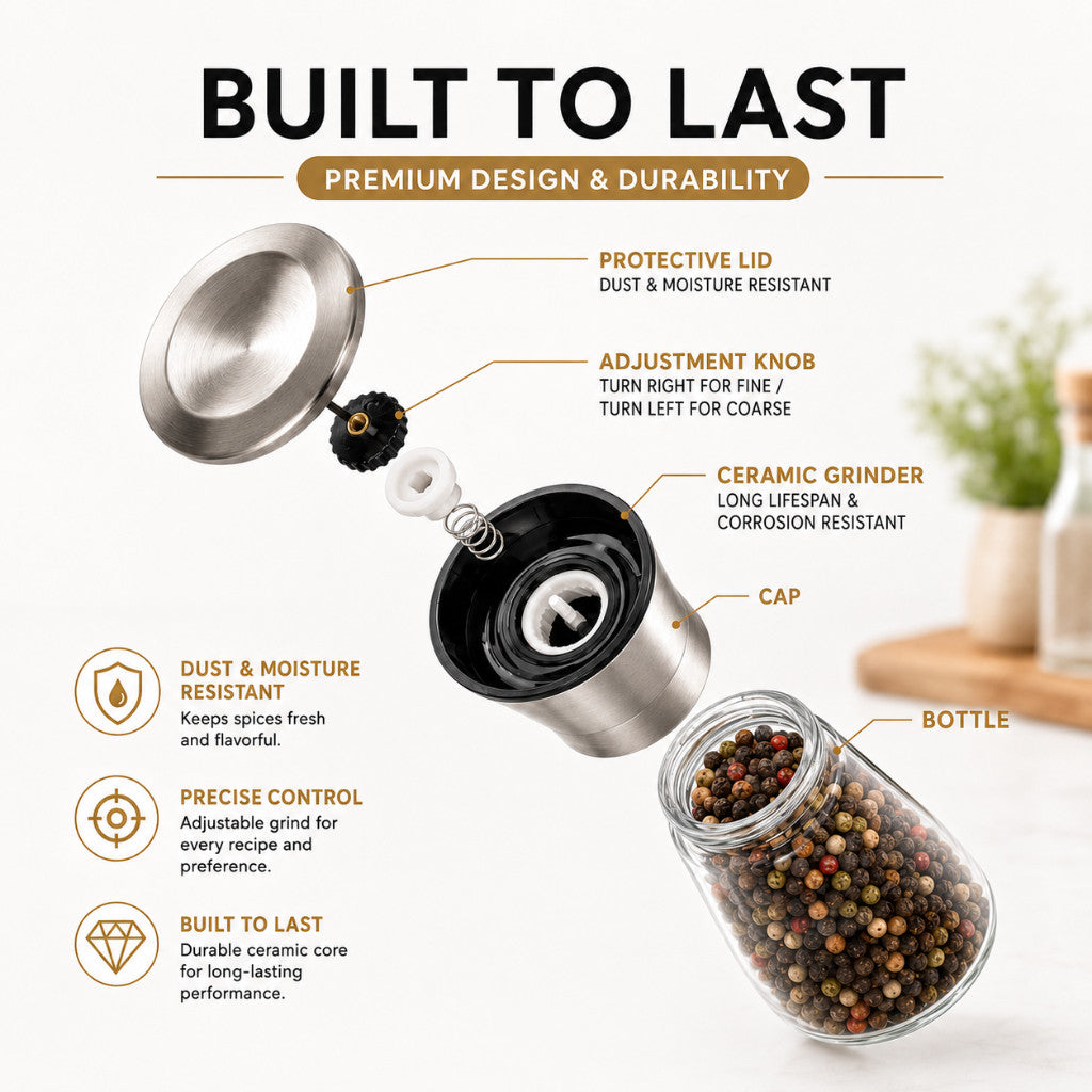 Salt & Pepper Grinder Set