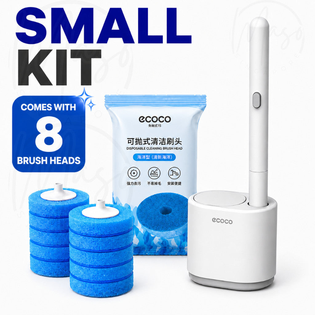 Wall-Mounted Disposable Toilet Brush System