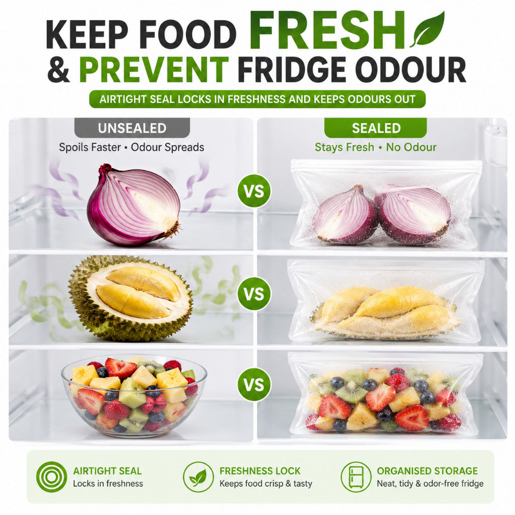 Reusable Food Sealing Bag - Medium | Maso Singapore