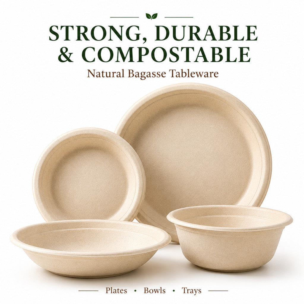MasoPalm Bagasse Tableware