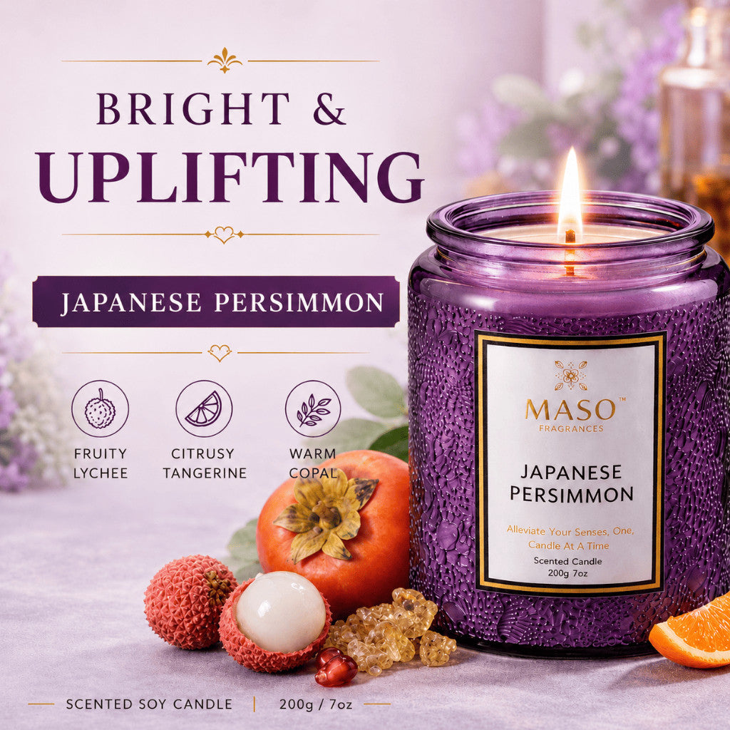 Maso premium soy candle for home fragrance
